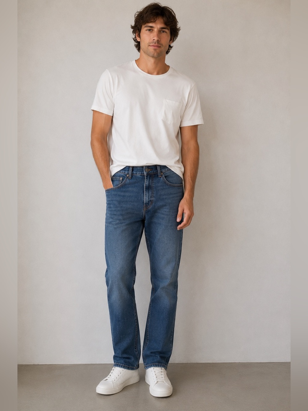 NWT Ring of Fire Edge Slim Jeans Men’s 33x30 Marine Wash Stretch Denim